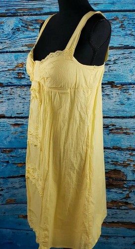 Sequin Hearts Yellow Ruffled Dress Women's Size 13 - Picture 3 of 8