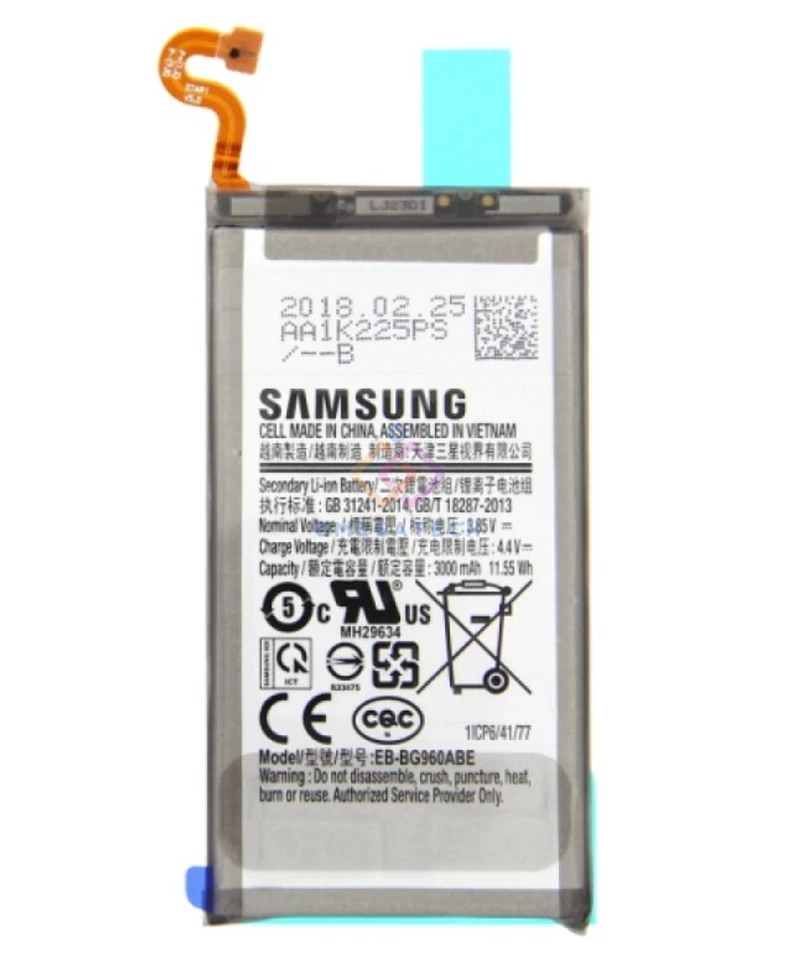 BATTERIA Pila Originale per Samsung Galaxy S9 Plus Sm-G965F 3600MaH EB-BG965ABE