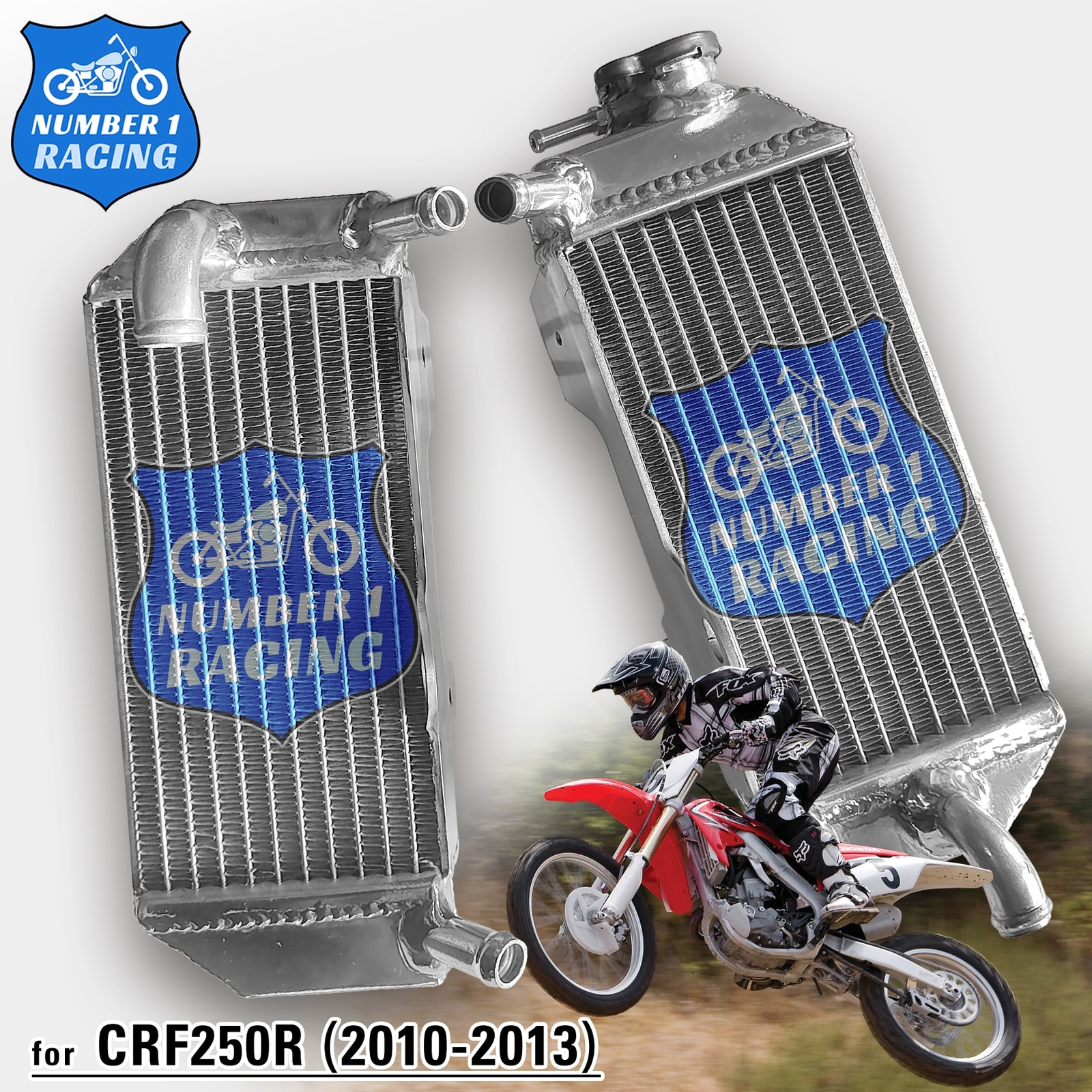 High Performance Aluminum Radiator for 2010-2013 Honda CRF250R CRF 250 R |  eBay
