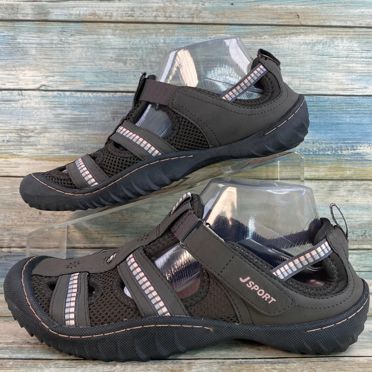 J Sport By Jambu Regatta Womens Size 8M Fisherman Sandals Gray