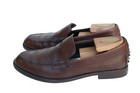 Tod’s Brown Pebbled Leather Penny Loafer Slip On Dress Shoe Men’s UK 7 US 8 — photo 2