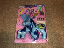 Happy Pony Land Vintage Blue Pretty Pony Family Set Action Figures Walmart NEW