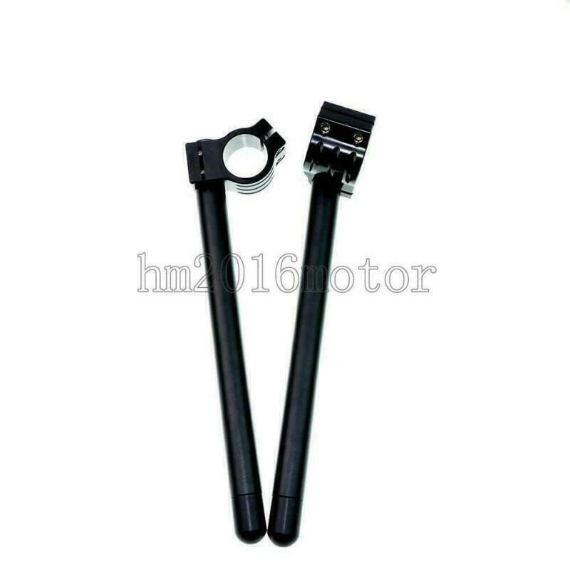 US CNC Regular 33mm 7/8" Fork Clip Ons Handlebars Normal For Suzuki Honda Yamaha - Image 3 of 4
