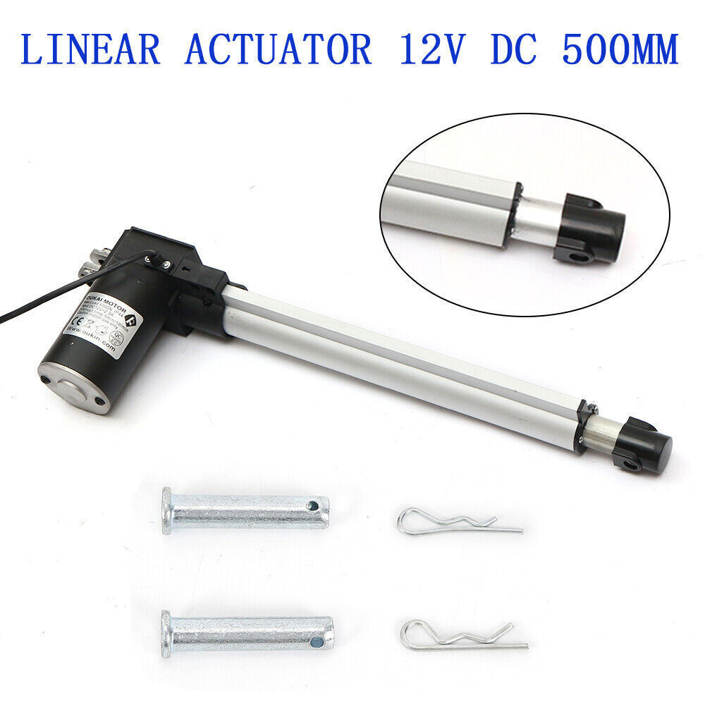 20in Heavy Duty Linear Actuator 12V Electric Motor Max Lift 6000N Water-proof