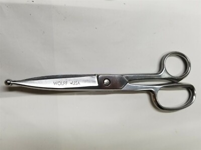 Wolff 8-7/8'' All Metal, Ball Point, High Leverage Scissors Shears