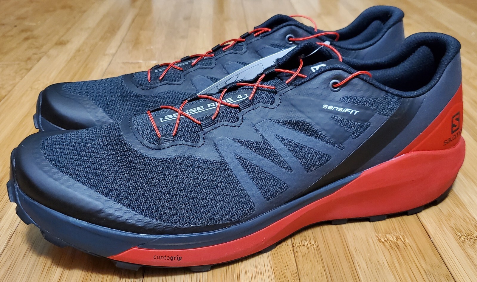 Size 14 Salomon Sense Ride 4 Black for sale online eBay