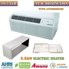 Amana PTAC Air Conditioner Distinction 12K BTU Cooling w/ 3.5kW Electric Heater