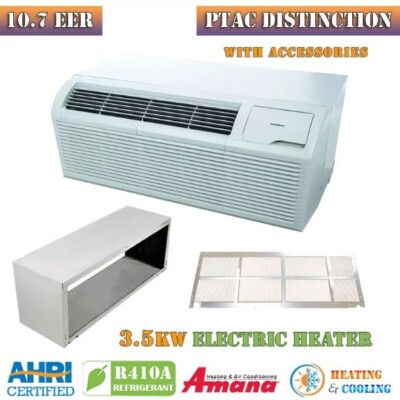 #ad Amana PTAC Air Conditioner Distinction 12K BTU Cooling w 3.5kW Electric Heater $1510.00