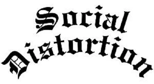 STICKYADDICTION Large 11" Social Distortion Punk die cut vinyl decal sticker auto music rock