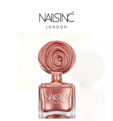 NAILS INC London Queen Contour Rosegold Nagellack x5 Brandneu UVP 10£ pro Stück