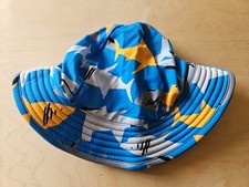 NWT HANNA ANDERSSON EQUATOR BLUE SWIMMING SHARKS SWIMMY SWIM HAT M 2-6 YRS