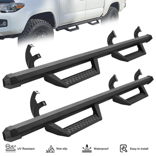 FIT 2010-2024 TOYOTA 4 Runner Side Step 3" Nerf Bar Running Boards BCKA Black