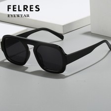 Classic Oval Pilot Sunglasses Men Women Outdoor Shade Glasses UV Protection