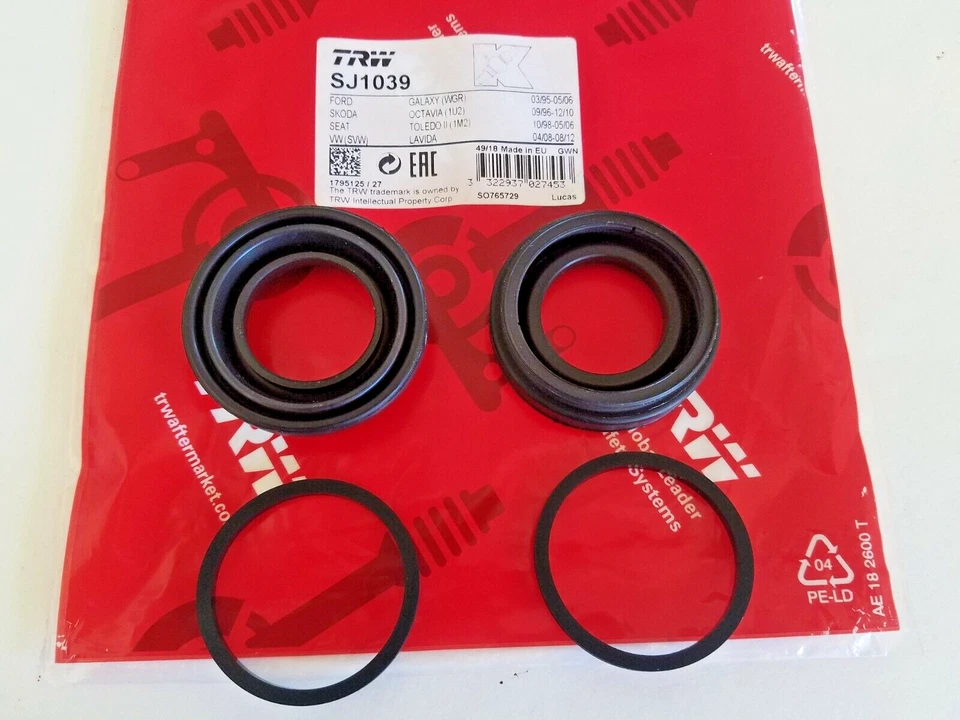 Rear Disc Brake Caliper Kit - Alfa Romeo 164 91-95 - Audi - Peugeot 405 & VW's - Image 2 of 4