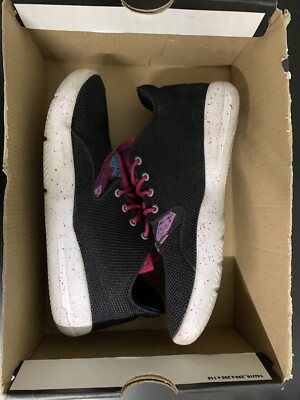 Nike Jordan Eclipse GG 724356-064 Black White Multi Kids Sneakers Youth 5Y