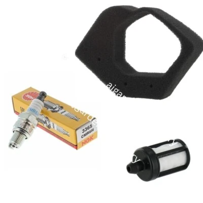 MACHINETEC Service Kit Honda GX25 GX35 Honda Air Filter NGK CMR6H Spark Plug Fuel Filter