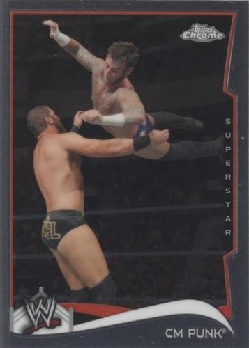2026 Topps Chrome WWE CM Punk House of Cards #HOC-09 SSP Rare! | eBay