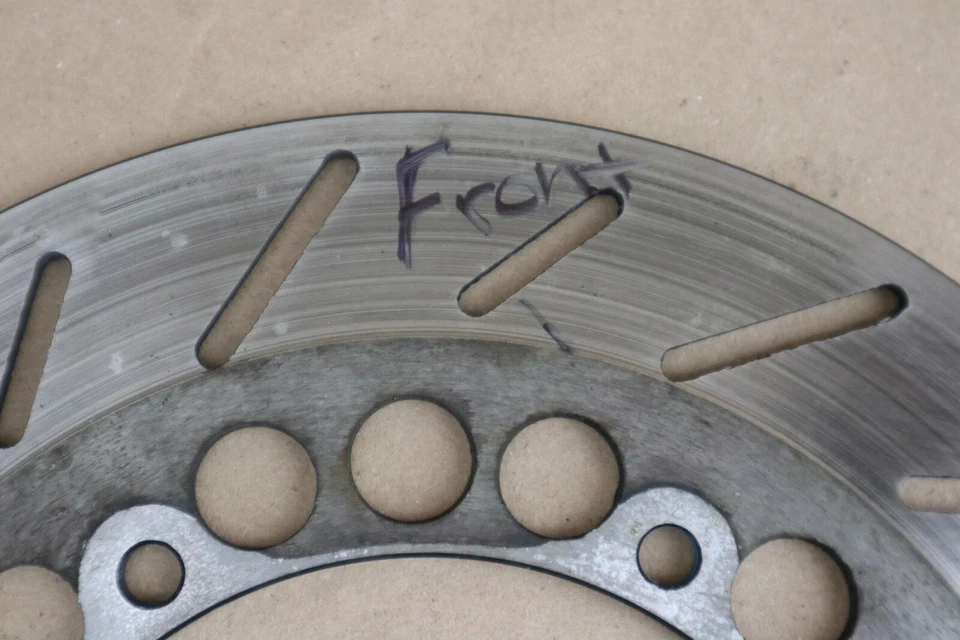 Disco rotor freno delantero derecho izquierdo Yamaha 1986-1990 YX600 YX Radian 600  Foto 4 de 4