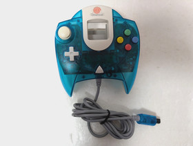 Dreamcast Controller Clear Aqua Blue  Visual Memory  SEGA  DC Japan
