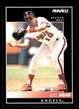 Luis Sojo 1992 Pinnacle #223 Angels MLB READ FREE SHIPPING AutographDen