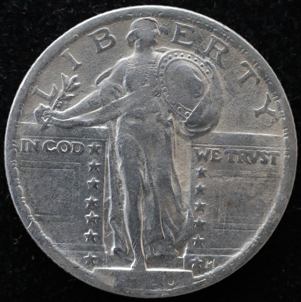 KAPPYSCOINS GH319 1920 EF XF CLEANED STANDING LIBERTY