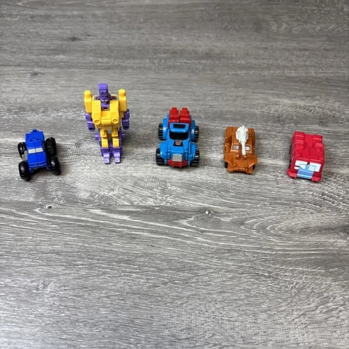 Vintage G1 Transformers 80s 90s Micromasters Figure Lot Of 5 Variety
