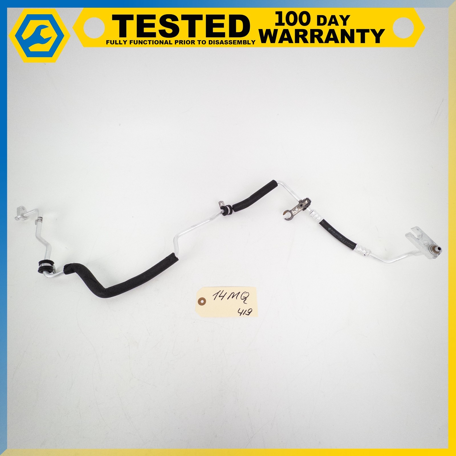 14-19 MASERATI QUATTROPORTE GHIBLI AC AIR CONDITION CONDENSER HOSE TUBE PIPE OEM