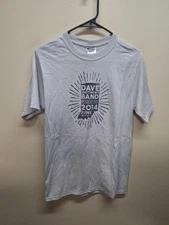 Dave Matthews Band Live From Deer Creek Indiana 2014 Adult Small T-Shirt Gray