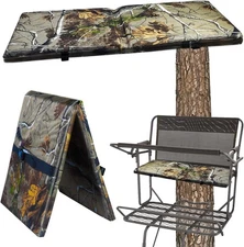 Foldable Two Man Tree Stand Replacement Seat 33.5''×13'' multicolor 