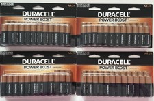 Duracell Power Boost AA batteries 24 Pack, Lot Of 4 Packs
