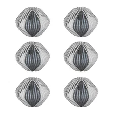 LAUNDRY 360 6-PACK JUMBO LINT AND HAIR REMOVING WASH BALLS - GRAY