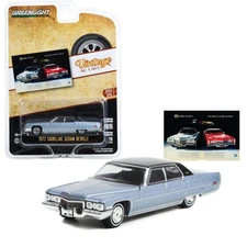 GREENLIGHT 39100D 1972 Cadillac DeVille Sedan Diecast Model Car 1:64