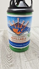 Flame King Refillable 1 Lb Empty Propane Cylinder Tank Reusable EMPTY