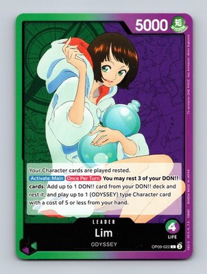 TCG One Piece Karte Lim (022) OP09-022 Emperors in the New World Leader