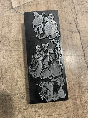 Printing Letterpress Print Block Love - Youth, Adulthood, Old Age (2806)
