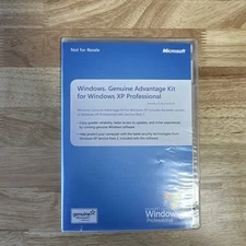 MICROSOFT WINDOWS XP PROFESSIONAL SERVICE PACK 2 Genuine Advantage Kit CD w key
