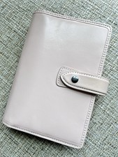 Filofax Malden Blush Pink Leather Organiser Personal Organiser
