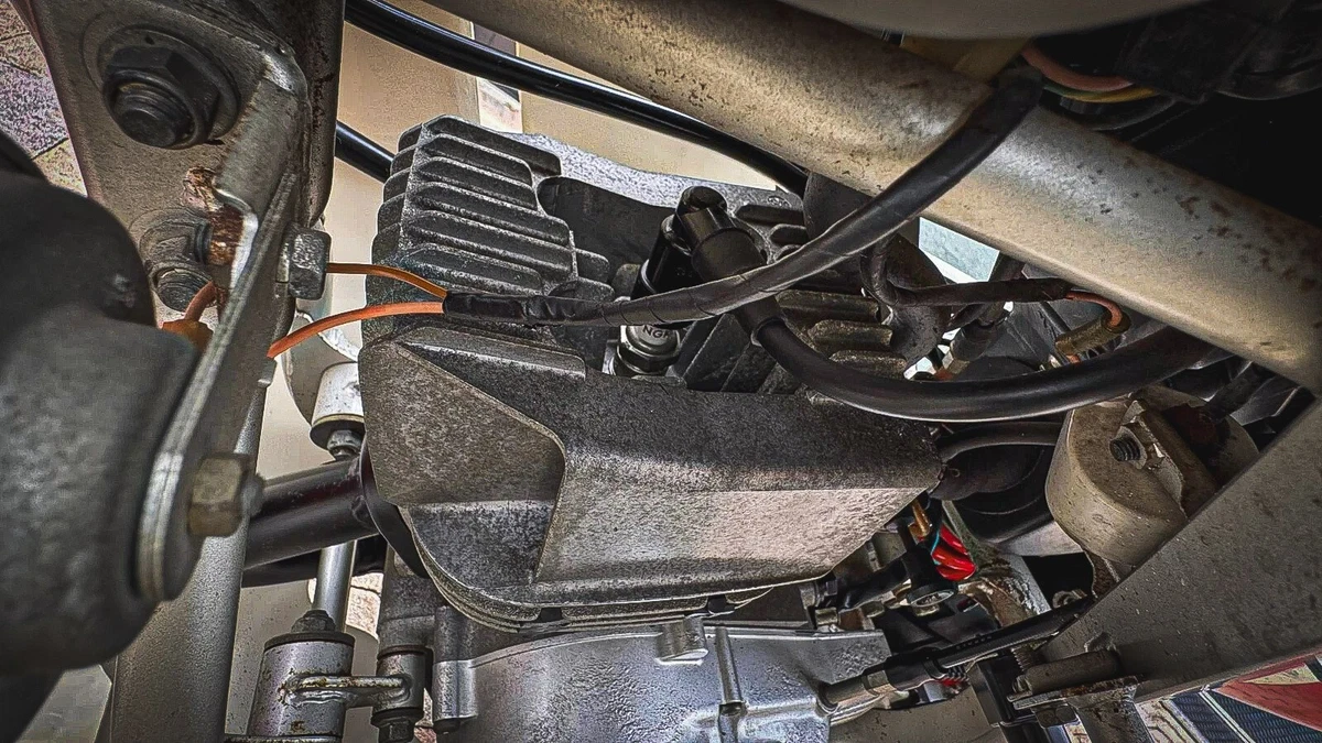 80 cc two-stroke engine