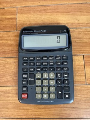 Calculated Industries Construction Master Pro Desktop Calculator 44055 w/ Trig