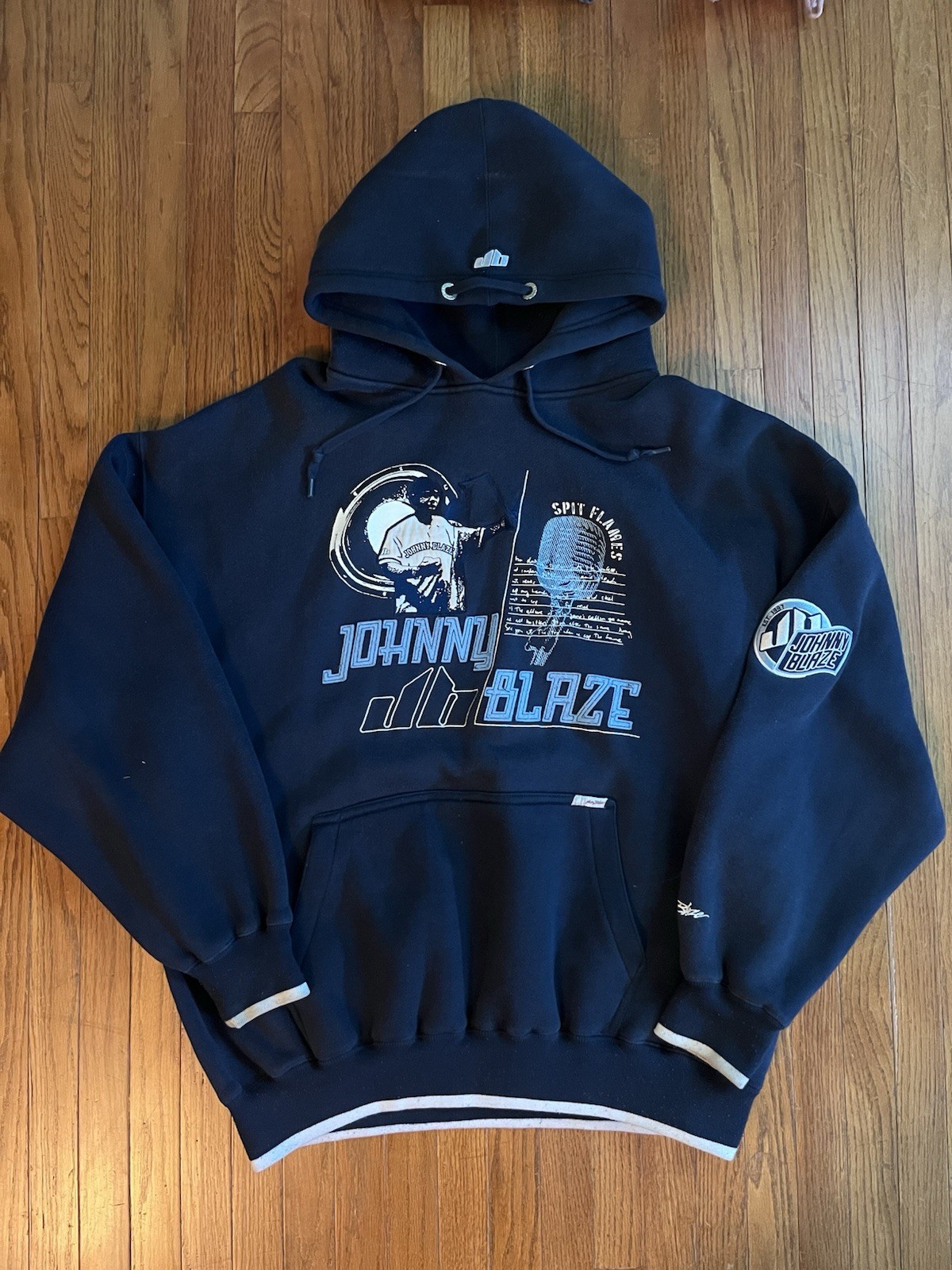 Vintage Johnny Blaze Hoodie XL Method Man Y2k Wu Tang… - Gem