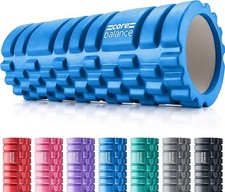 Core Balance Foam Roller For Deep Tissue Muscle Massage, Trigger Point Grid Spor