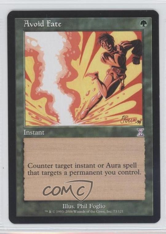 Avoid Fate Magic: Time Spiral Timeshifted #73 2006