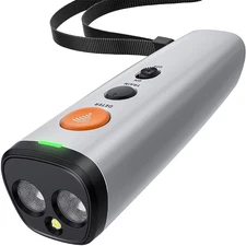 25ft Dog Repellent Recharge Strobe Light Ultrasonic Waterproof Indoor Outdoor