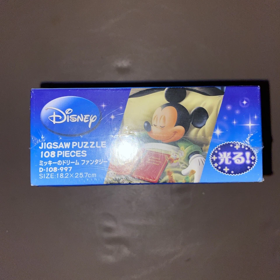 Disney Mickey's Dream Fantasy 108 Piezas Brilla en la Oscuridad Puzzle Tenyo D108-997 Foto 3 de 4