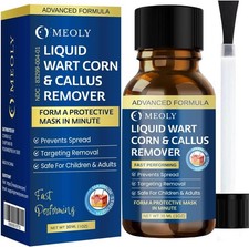 Fast Acting Wart Remover Plantar and Genital HPV Treatment Liquid Painless