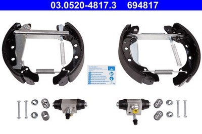 03.0520-4817.3 ATE Bremsbackensatz für SEAT,SKODA,VW