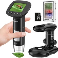 1000X Handheld Digital Microscope for Kids: Pocket Microscope with 2.0" IPS Scre