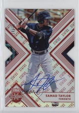2018 Panini Elite Extra Edition Status Red Die-Cut 18/75 Samad Taylor Auto s3g