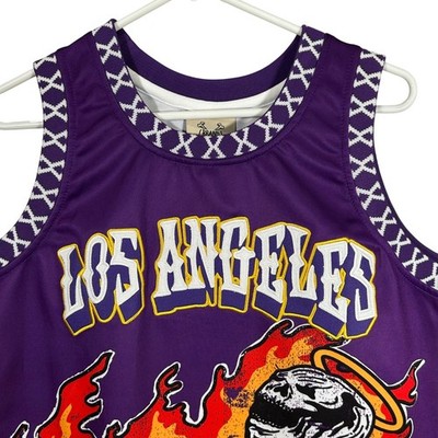 Brand X Only One Mamba Basketball Jersey Purple Los Angeles Bryant 8 XL New