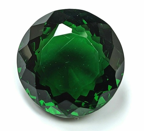 Large Green Amethyst 14.65 Ct. Round Faceted Cut Loose Gemstone Gifts for Women - Picture 2 of 6